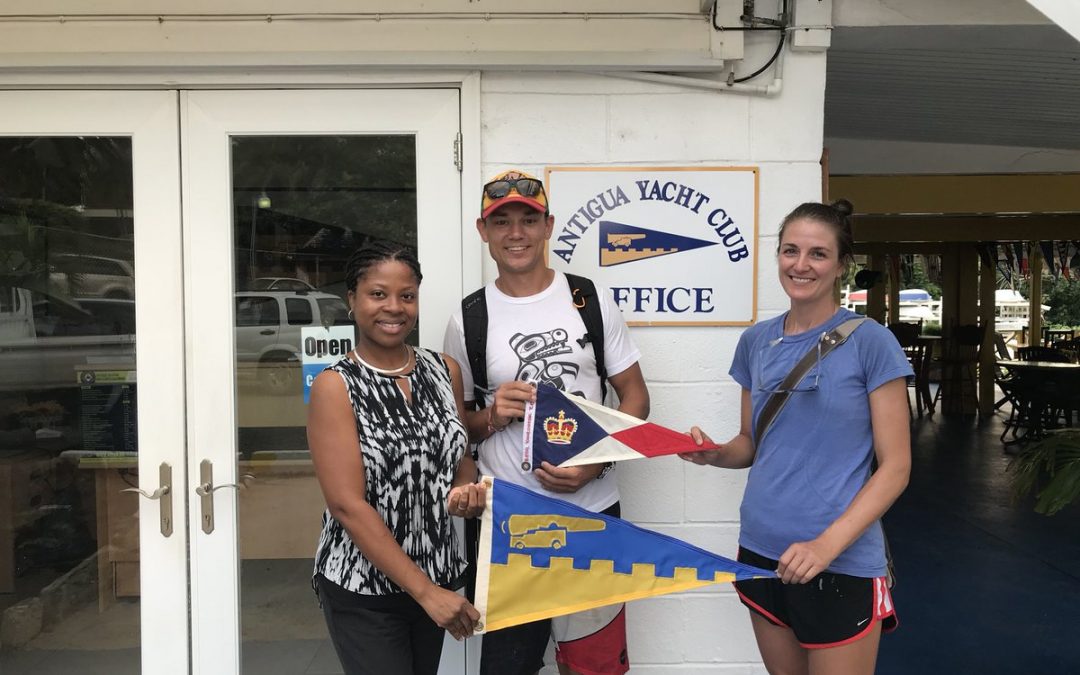 Burgee Exchange with the Royal Vancouver Yacht Club