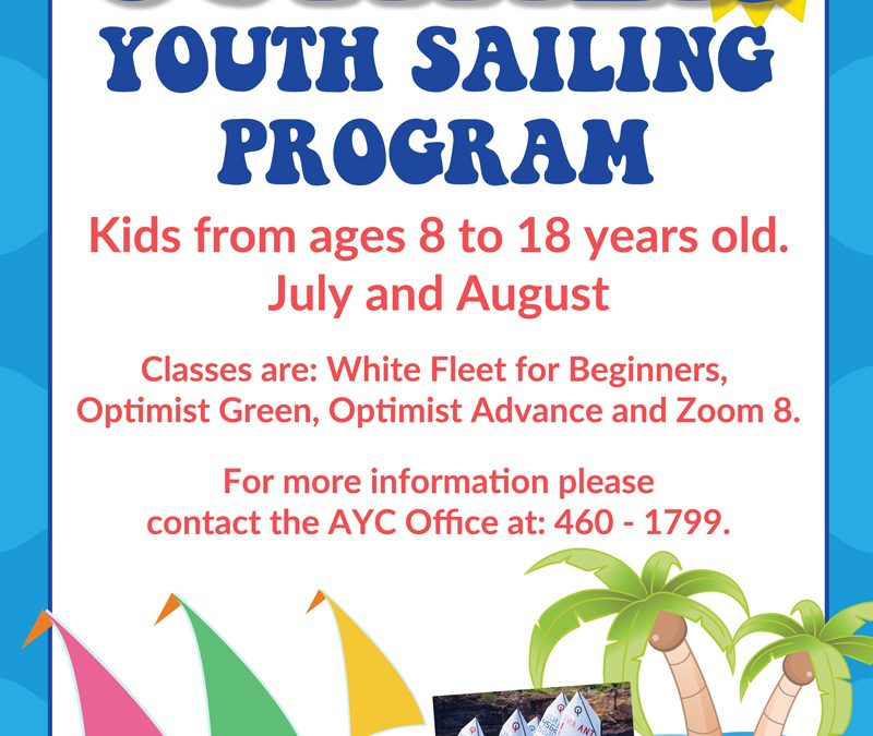 Summer Youth Sailing Program – Register Now!