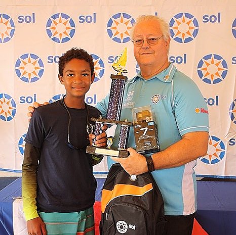 13th Annual Sol St. Maarten Optimist Championship 2018 won by Antiguan Sailor Theodore Spencer!