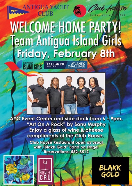 Welcome Home Party for Team Antigua Island Girls