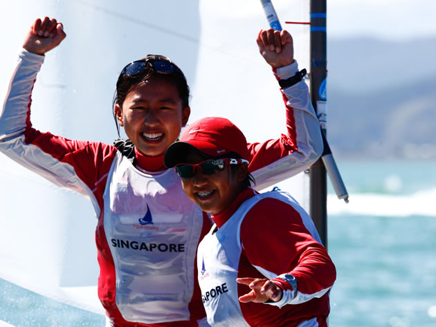 The Optimist Worlds; one of the few competitions where girls and boys compete together