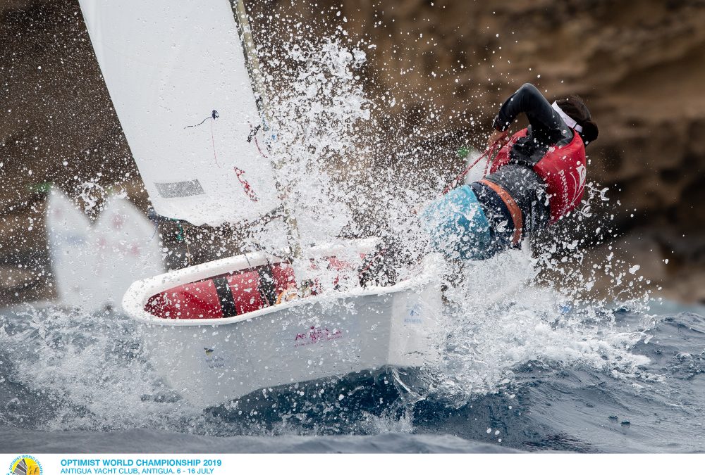 High winds make for tough competition on day two of the 2019 Optiworlds
