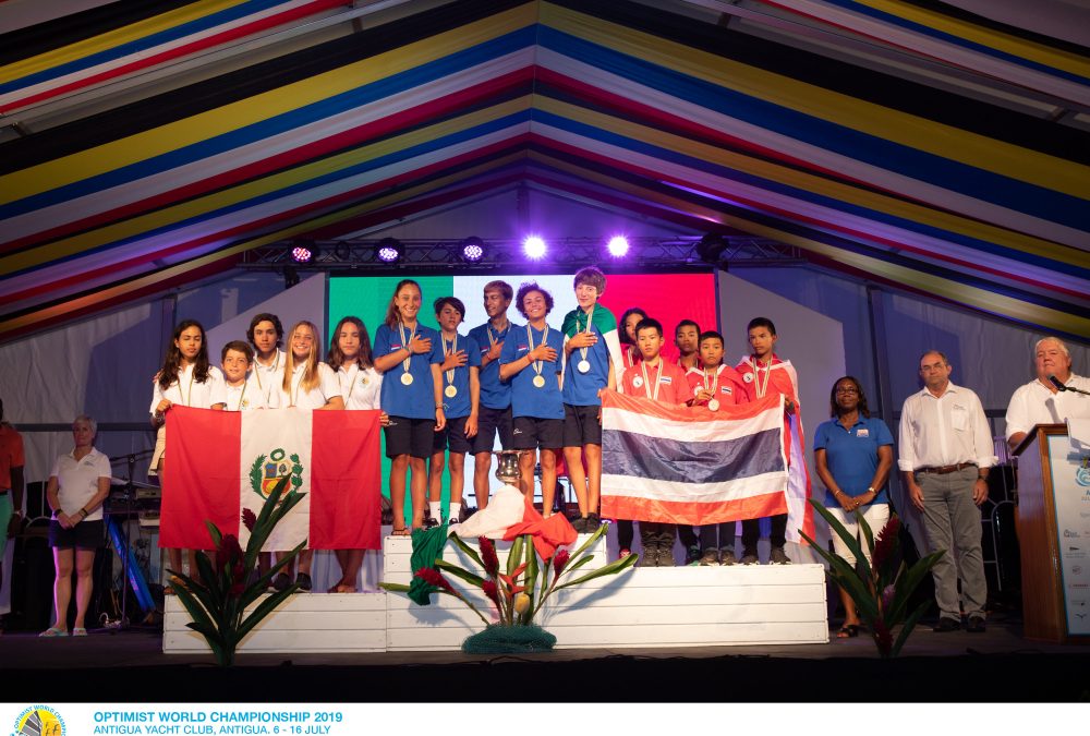 Prize-giving ceremony brings 2019 Optimist World Championship to a close