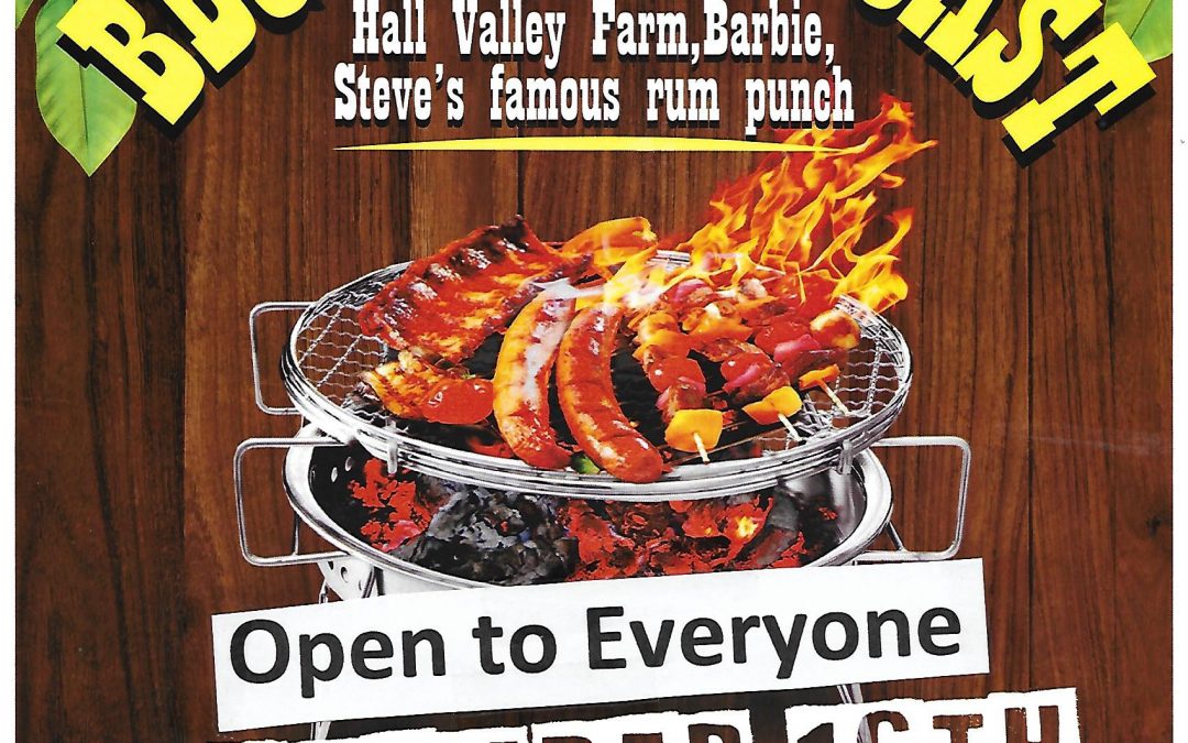 Repost: Start Of Season BBQ & Pig Roast – Open to Everyone!