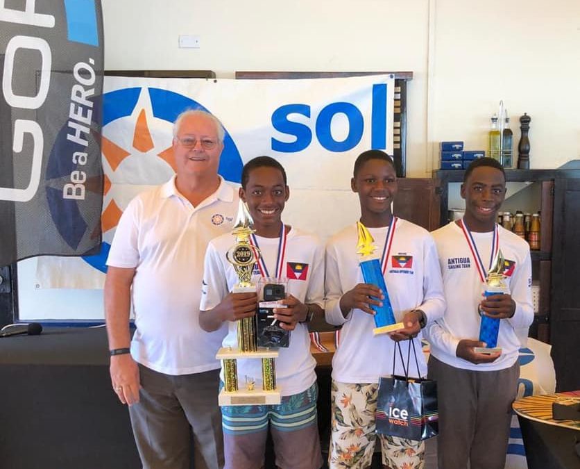 Race Results for Team Antigua from the Sol Optimist Championships!