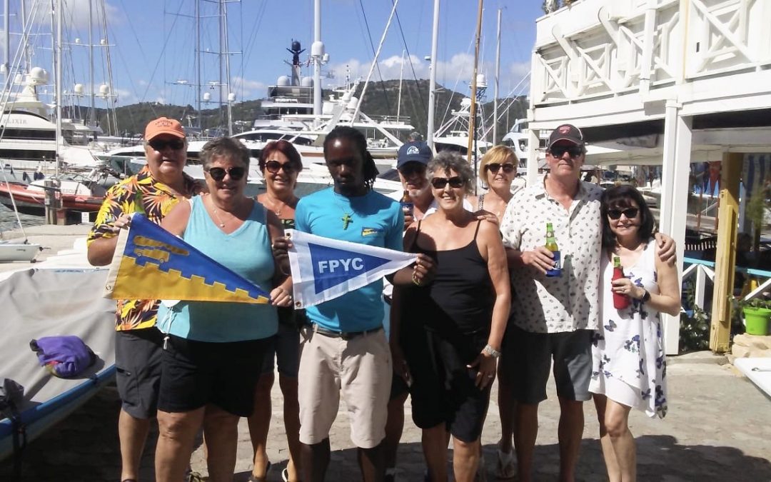 Burgee Exchange with Fifty Point Yacht Club