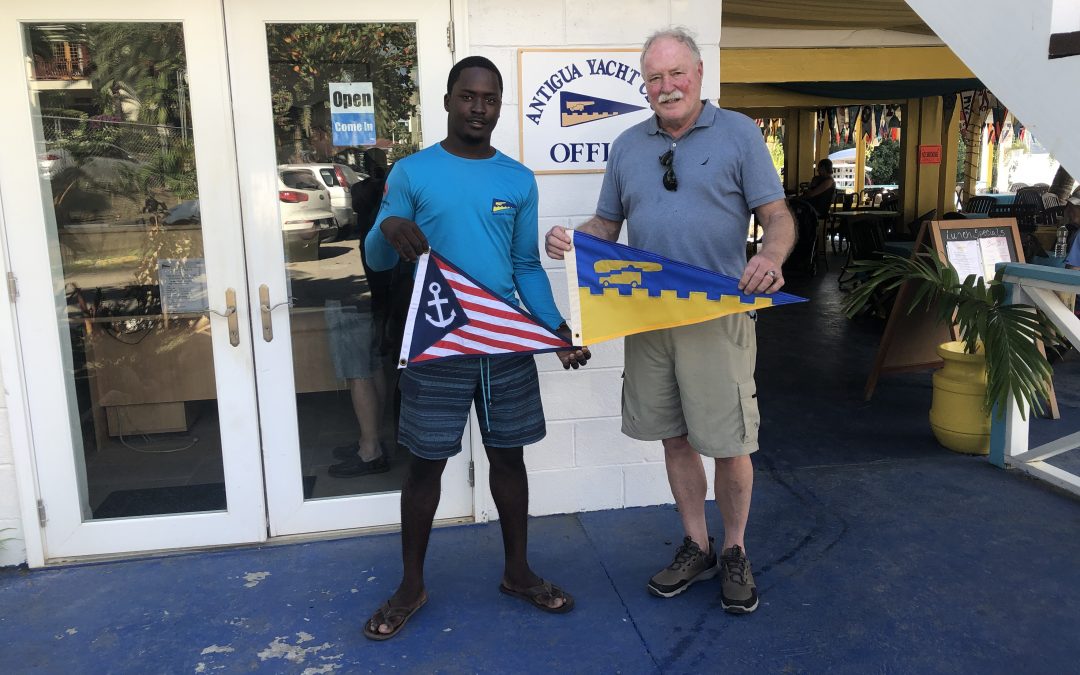Burgee Exchange with Portsmouth Yacht Club based in USA