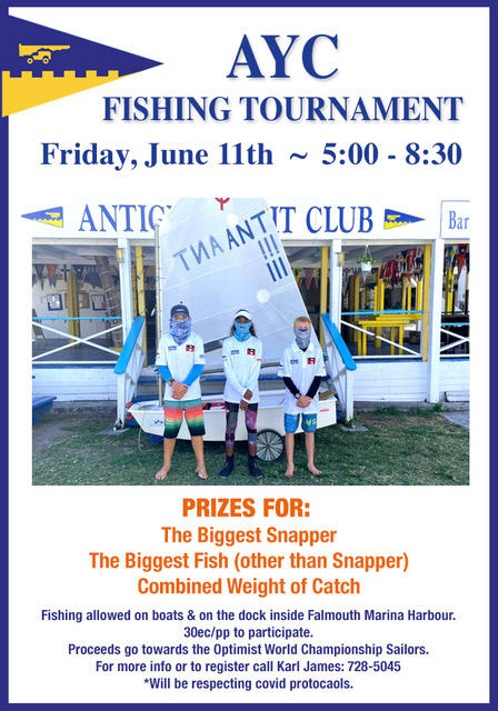 AYC Sailors & Supporters Fishing Tournament Info, Entry Form and Rules