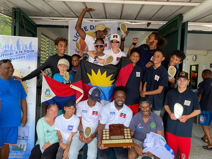 Antigua Wins the Nations Cup – 2023 Caribbean Dinghy Championships in Martinque.