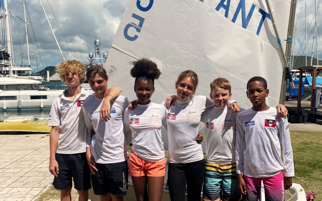 AYC Optimist Sailors qualified to represent Antigua at the 2024 North American Championship to be held in Puerto Rico in July