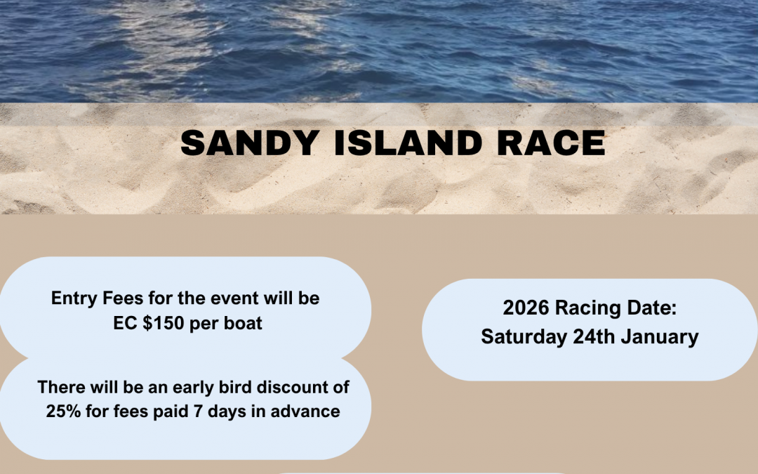 Sandy Island Race – Sat 25th January – Registration is open….